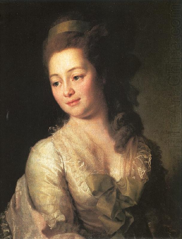Levitsky, Dmitry Portrait of Maria Dyakova china oil painting image
